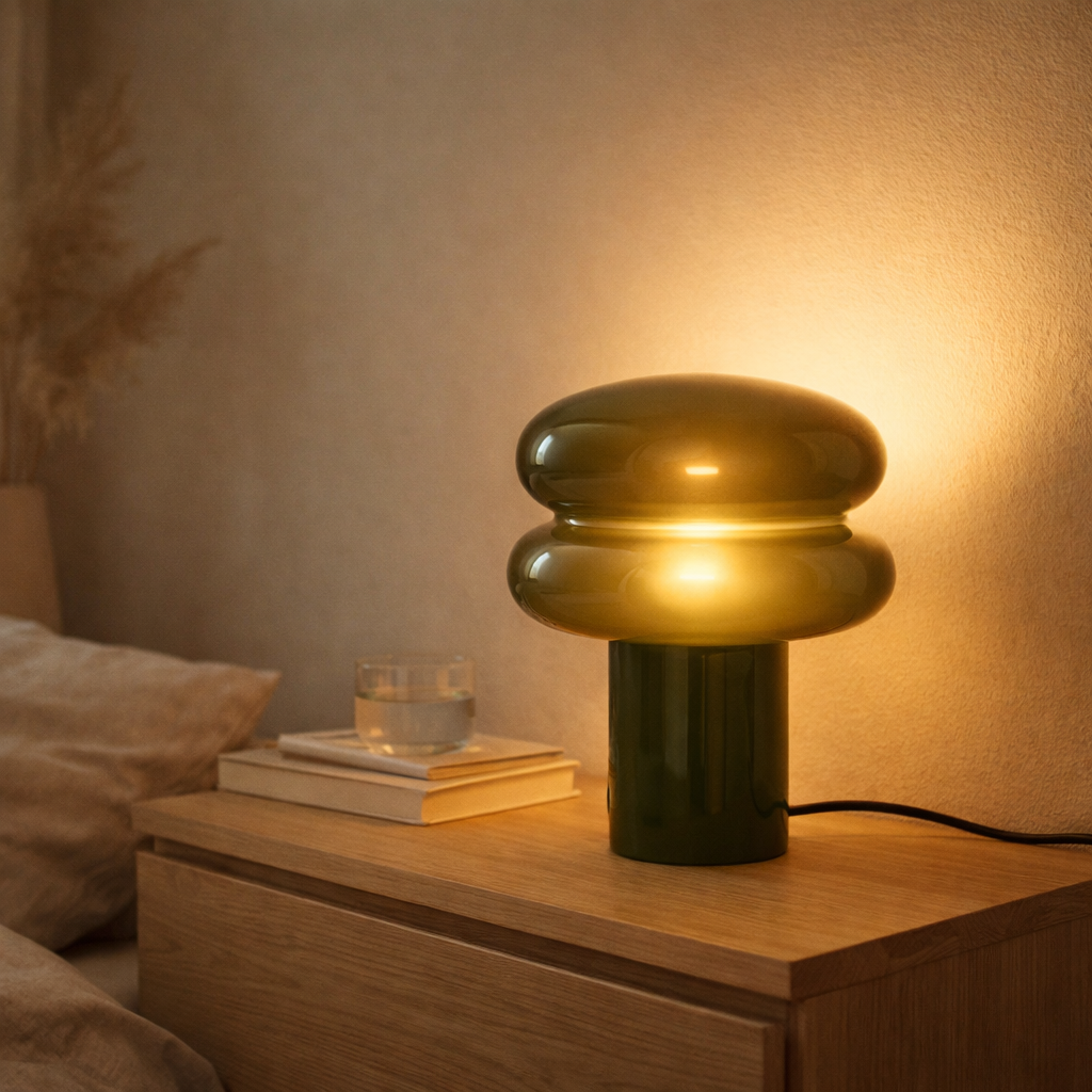 Lampe de Table Incesante Double Anneau en situation
