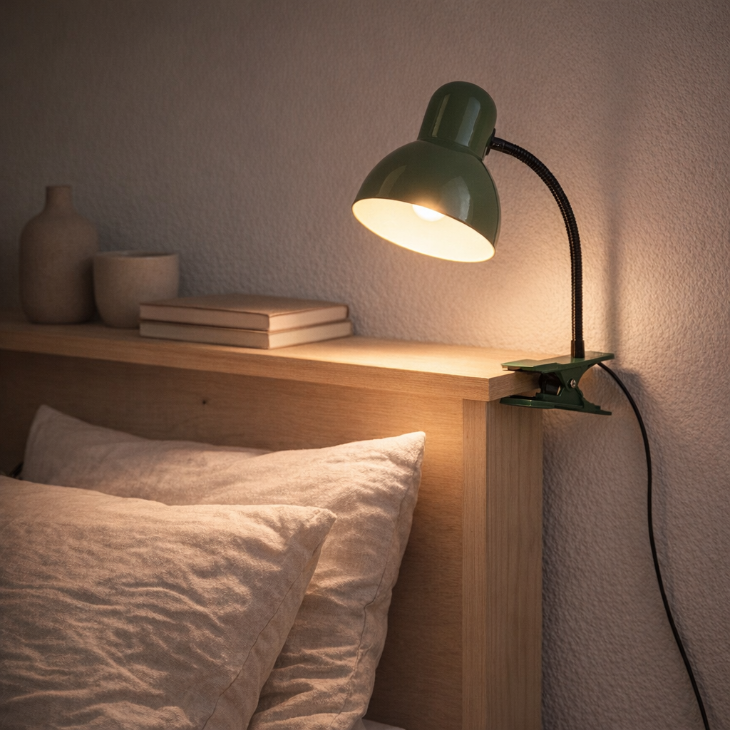 Lampe à clipser New Retro en situation