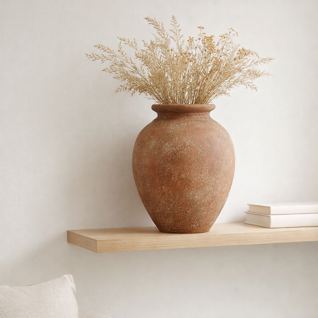 Le Vase Clay Silence - Terre Cuite - XL en situation