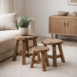 Le Tabouret Yatai - Naturel - M en situation