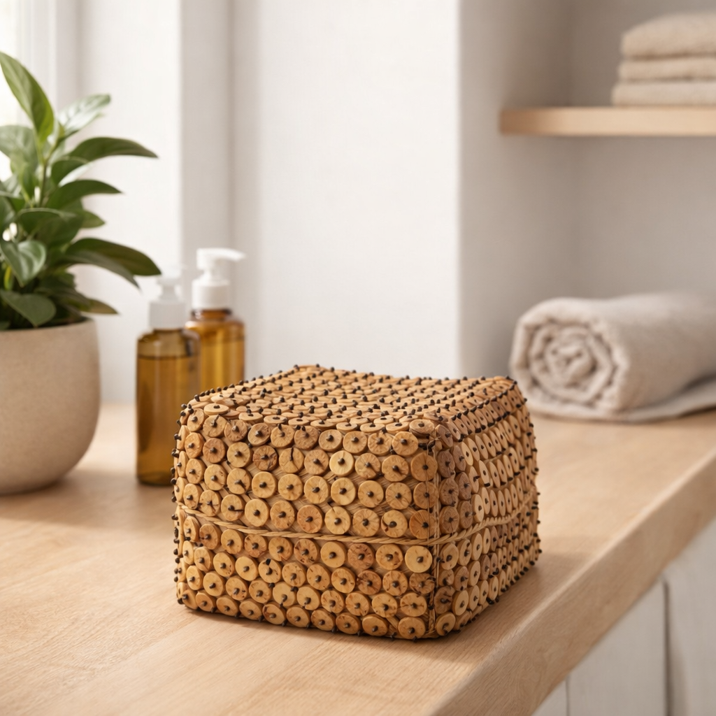 Le panier de la coque à coco - Natural - M en situation