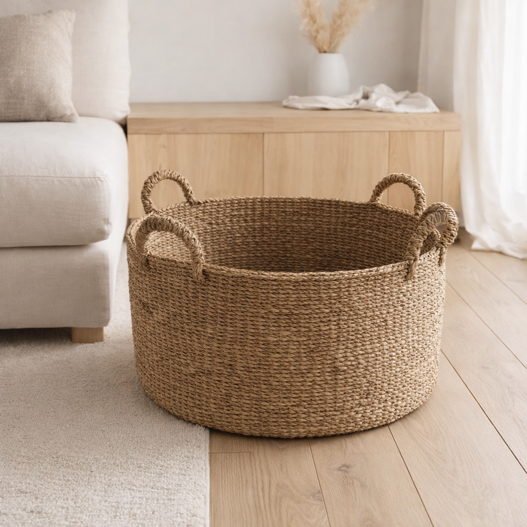 Paniers Les Quatre Mains - Naturel - L en situation