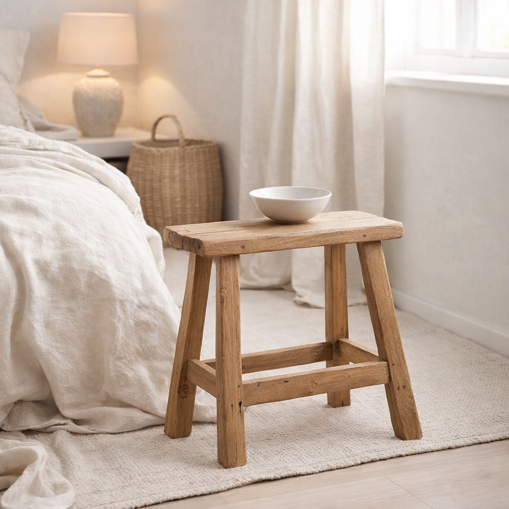 Tabouret Rustique The Fab - Naturel en situation