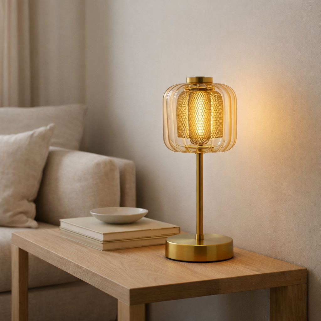 La lampe de table LED Lighty Gaga en situation