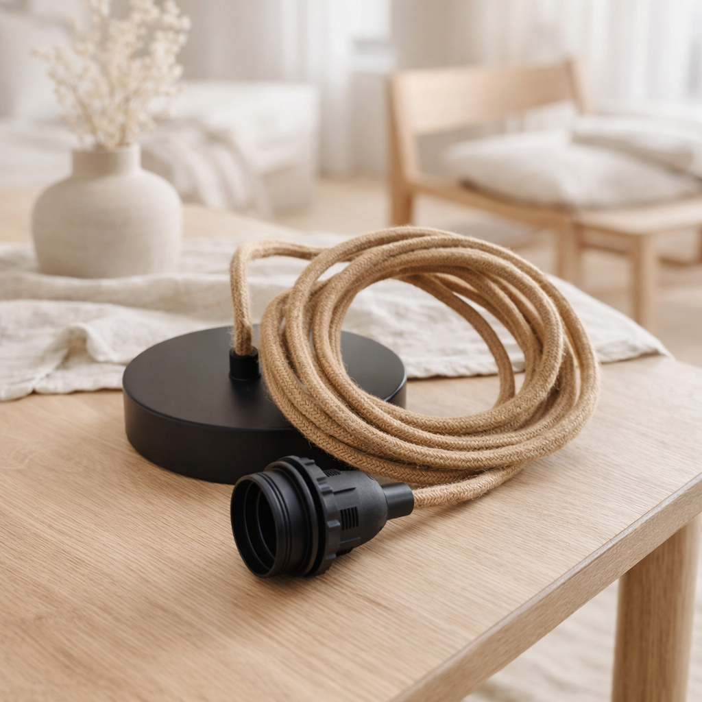 Luminaires Plafonnier - Noir Naturel - 1 Luminaire en situation