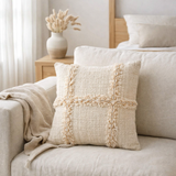La Housse de Coussin Nomade - Naturel en situation