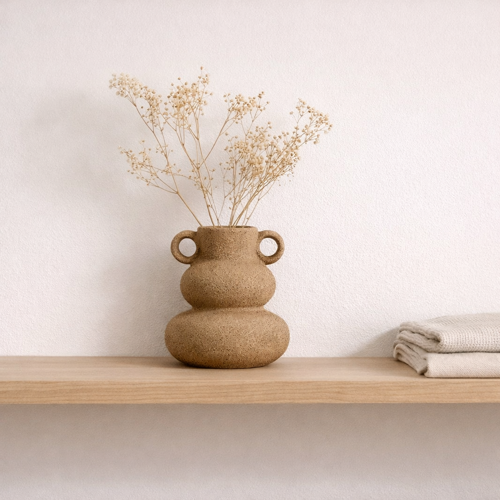 Le Vase Earthen Balance - Sable - S en situation