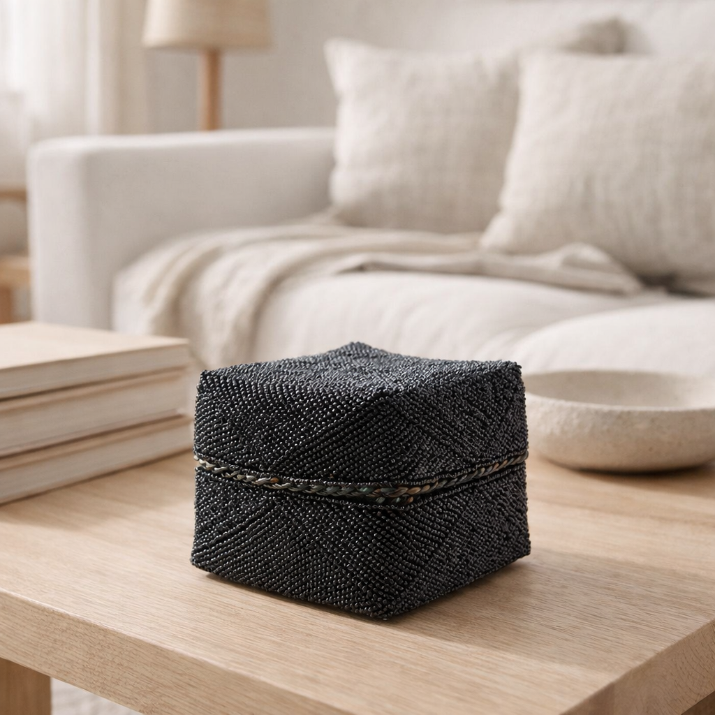 Le Panier Perlé - Noir - S en situation