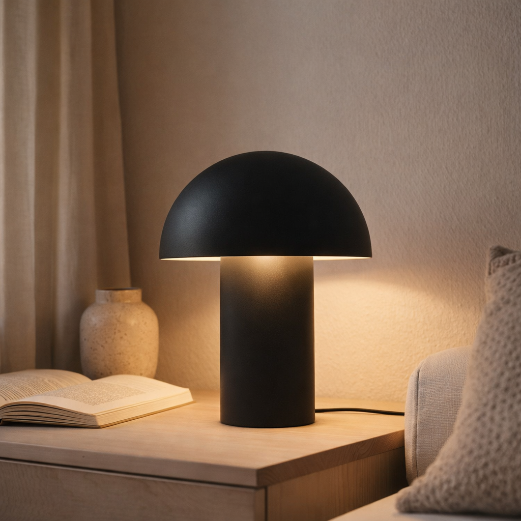 LEERY Lampe de table noir en situation