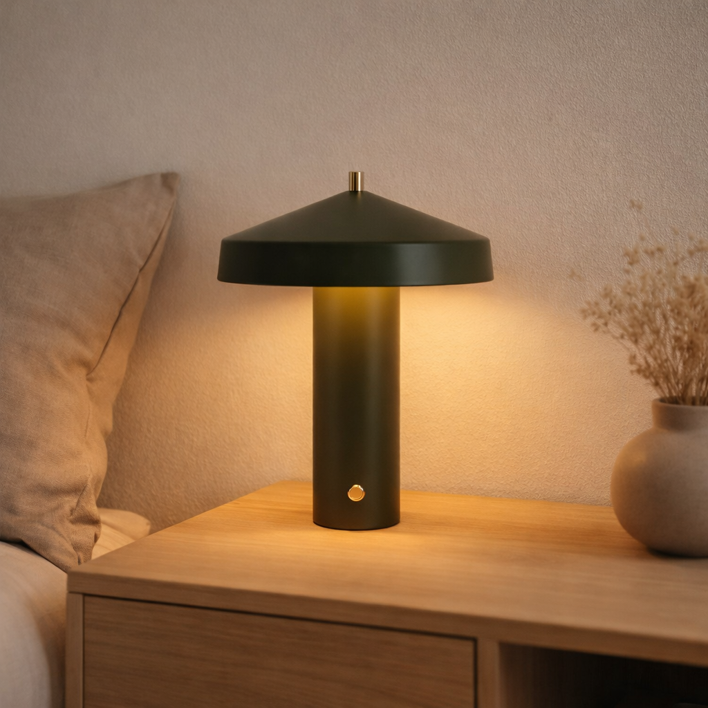 Lampe de table Hatto LED (UE) en situation