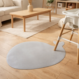 Tapis de sol antidérapant - Christian la baleine - Bleu Perle en situation
