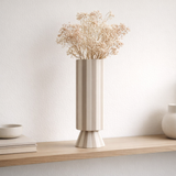 Vase Toppu - Haut - Ton terreux en situation