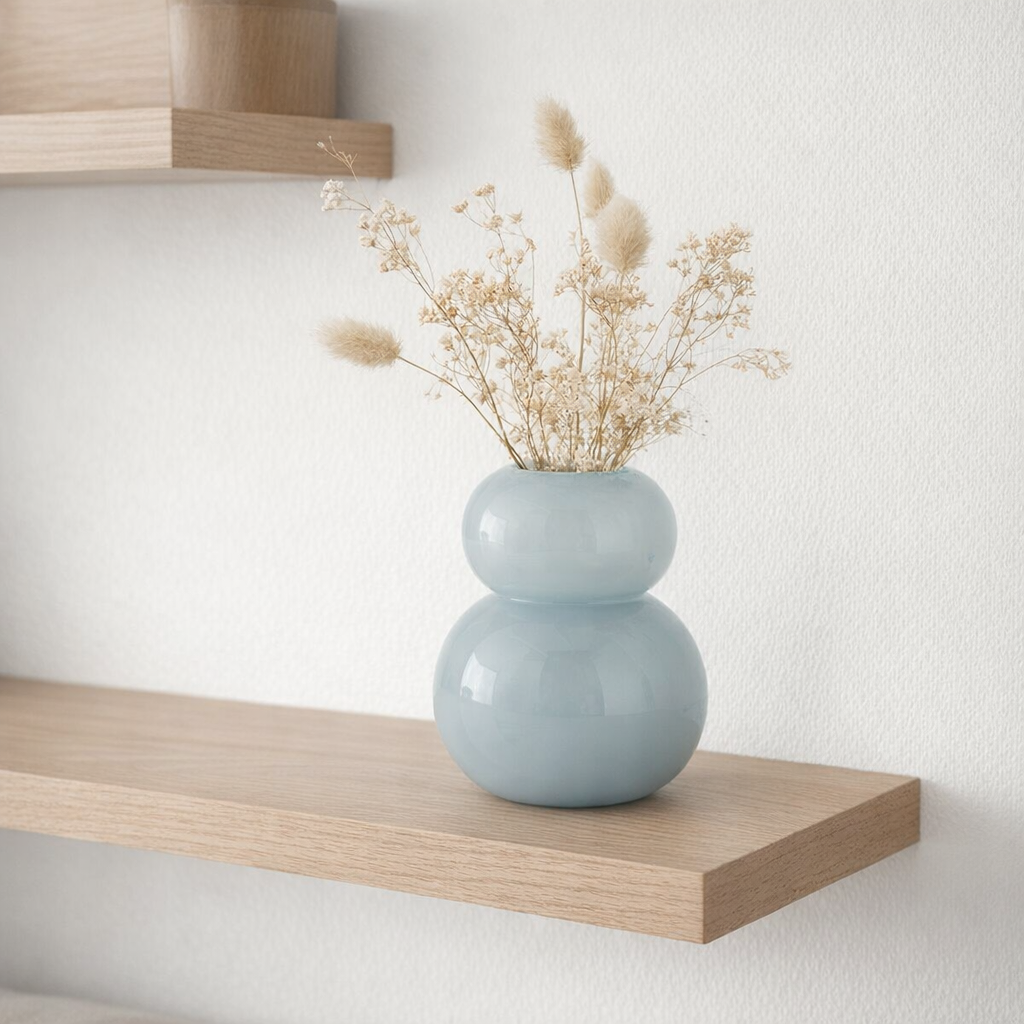 Vase Lasi - Petit - Bleu glaciaire en situation