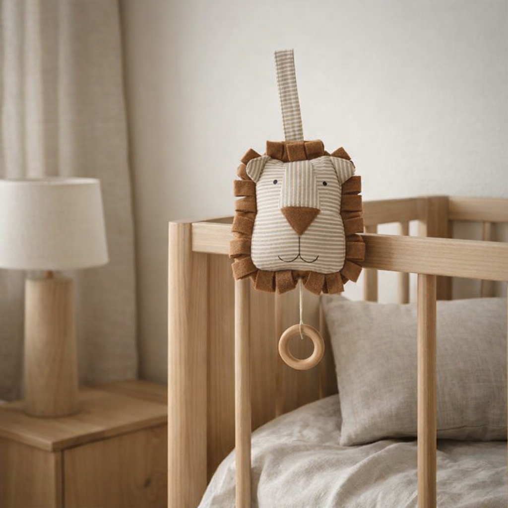 Mobile musical Lobo Lion en situation