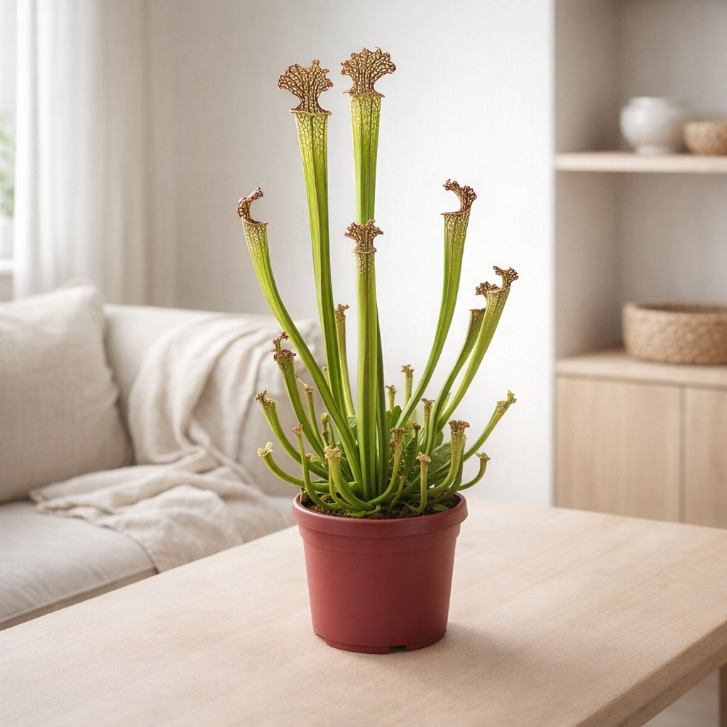 Sarracenia Farnhamii - Ø12cm - ↕40cm en situation