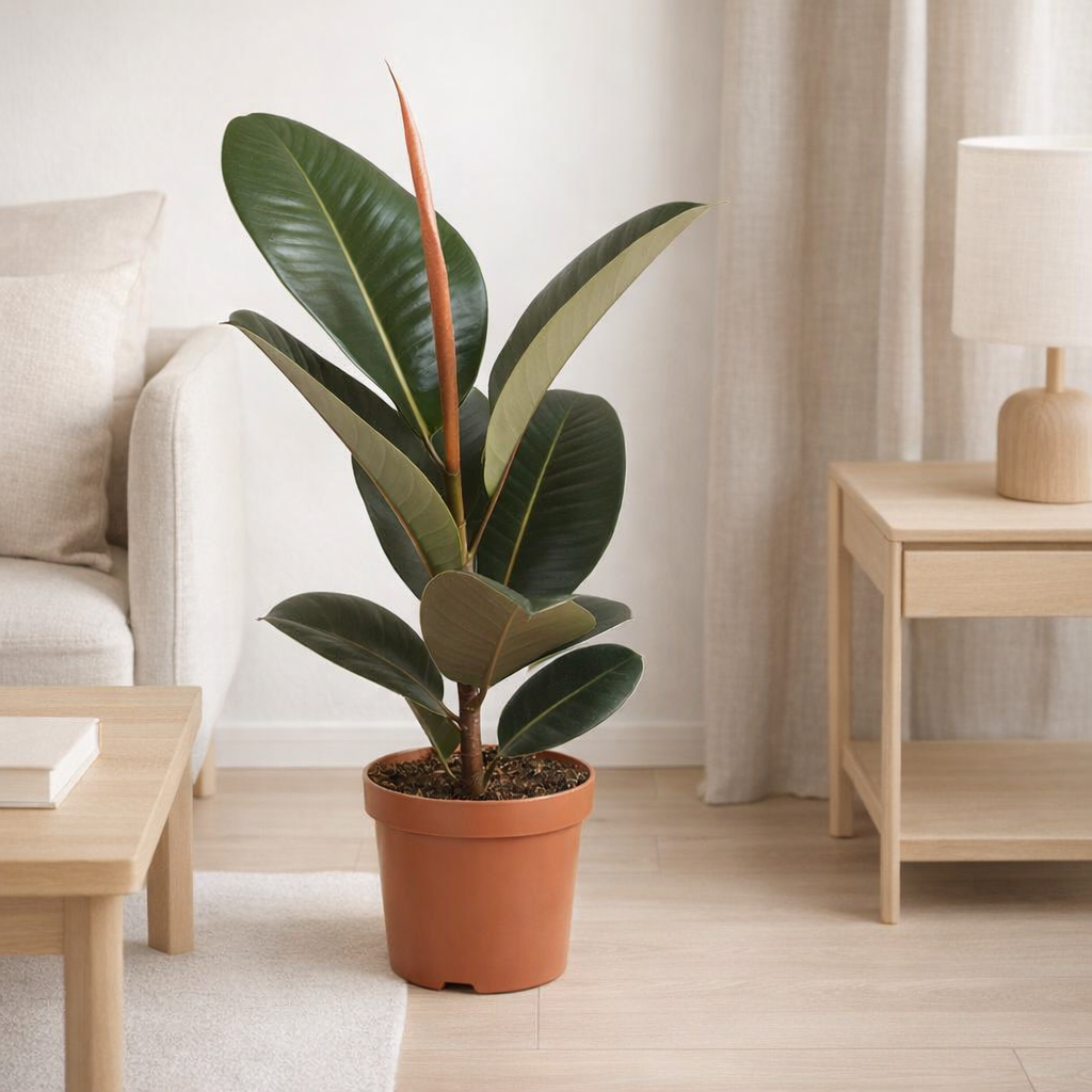 Ficus Elastica Robusta - Ø12cm - ↕35cm en situation