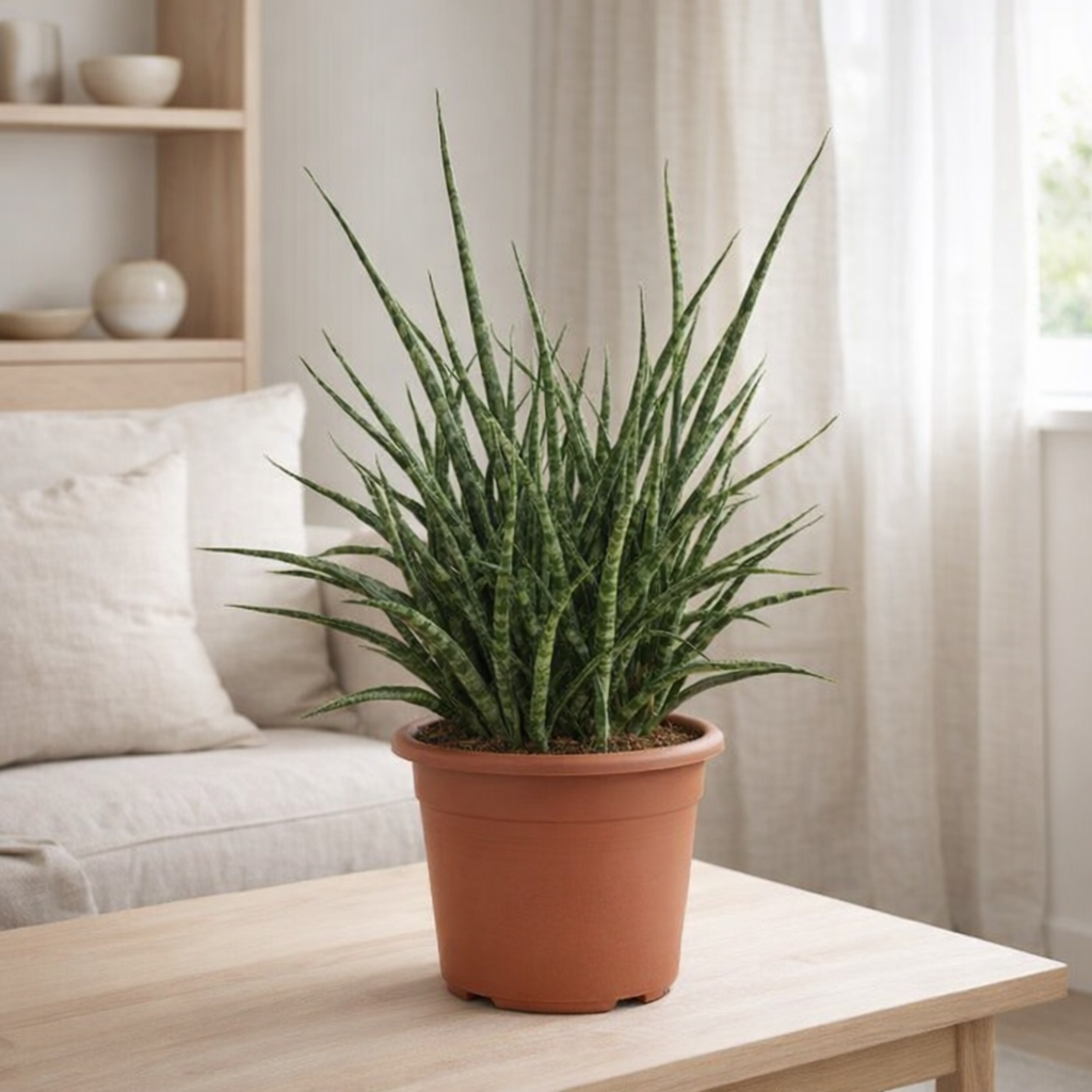 Sansevieria Fernwood Punk - Ø25cm - ↕60cm en situation