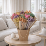 Fleurs séchées - Mono Mix - Pastel - ↕50 cm en situation
