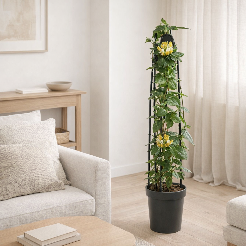 Lonicera H. «Copper Beauty» PBR +3.0 Étiquette - Ø23cm - ↕115cm en situation