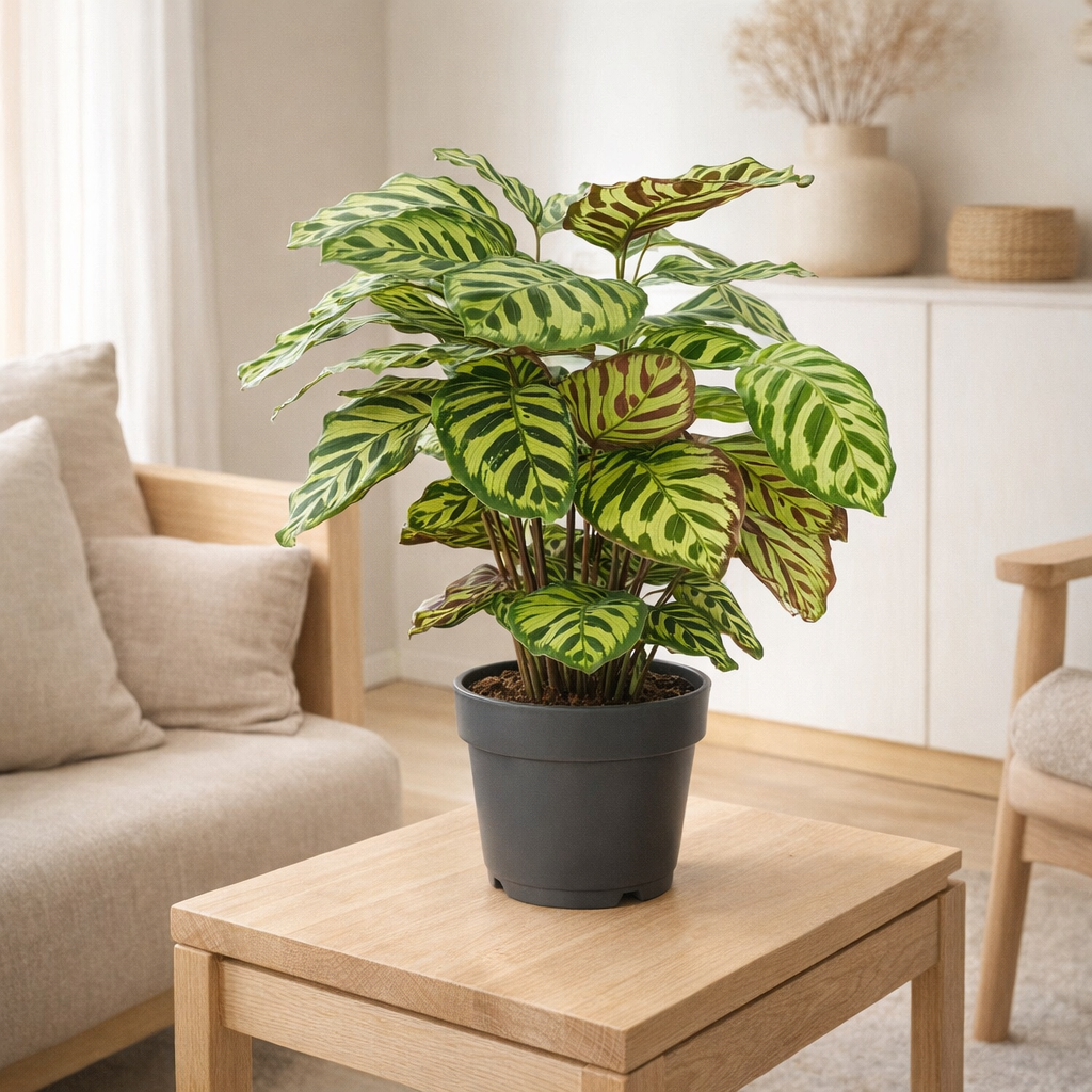 Calathea makoyana Ø14 cm hauteur 45 cm en situation