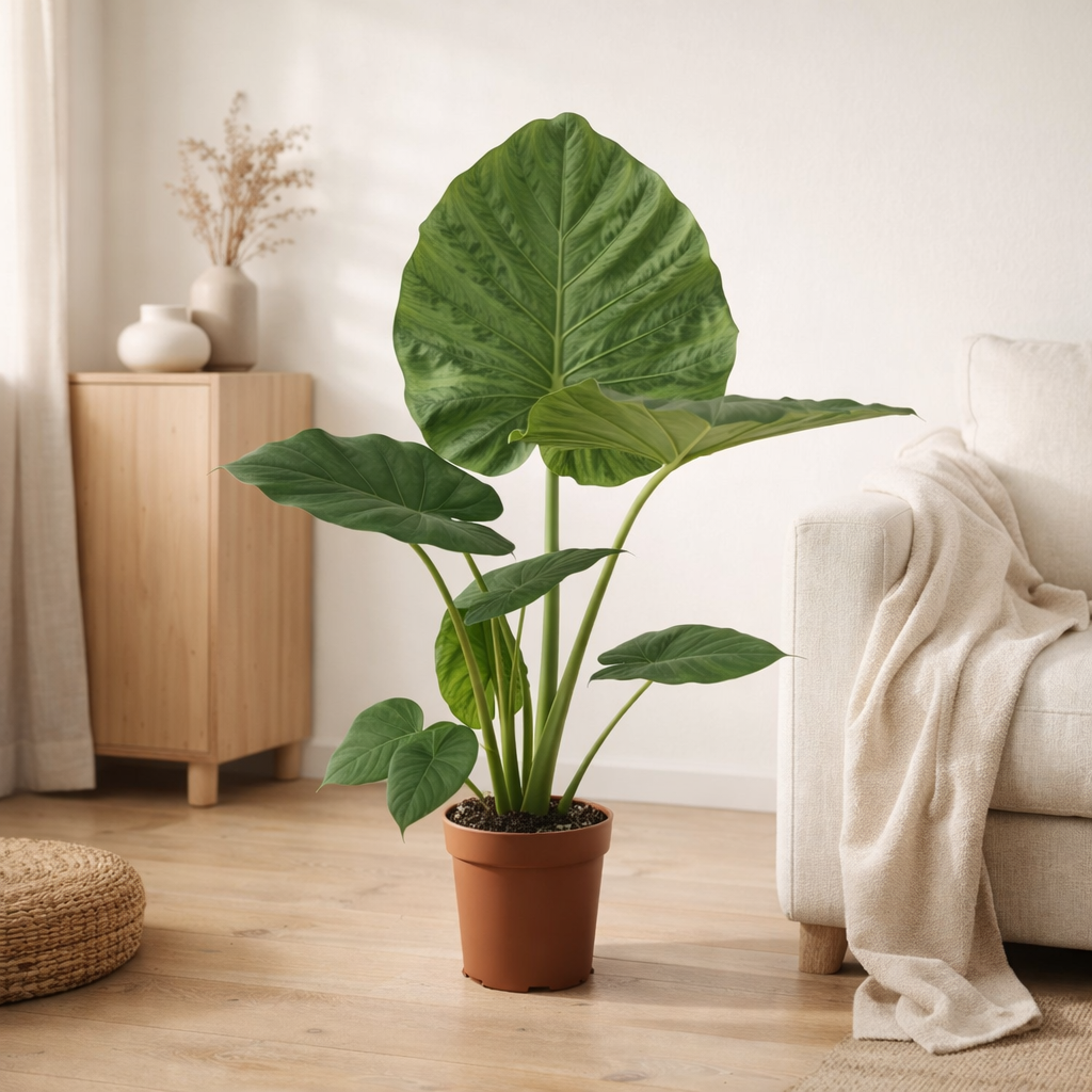 ALOCASIA MACRORRHIZA - Ø19CM - ↕90CM en situation