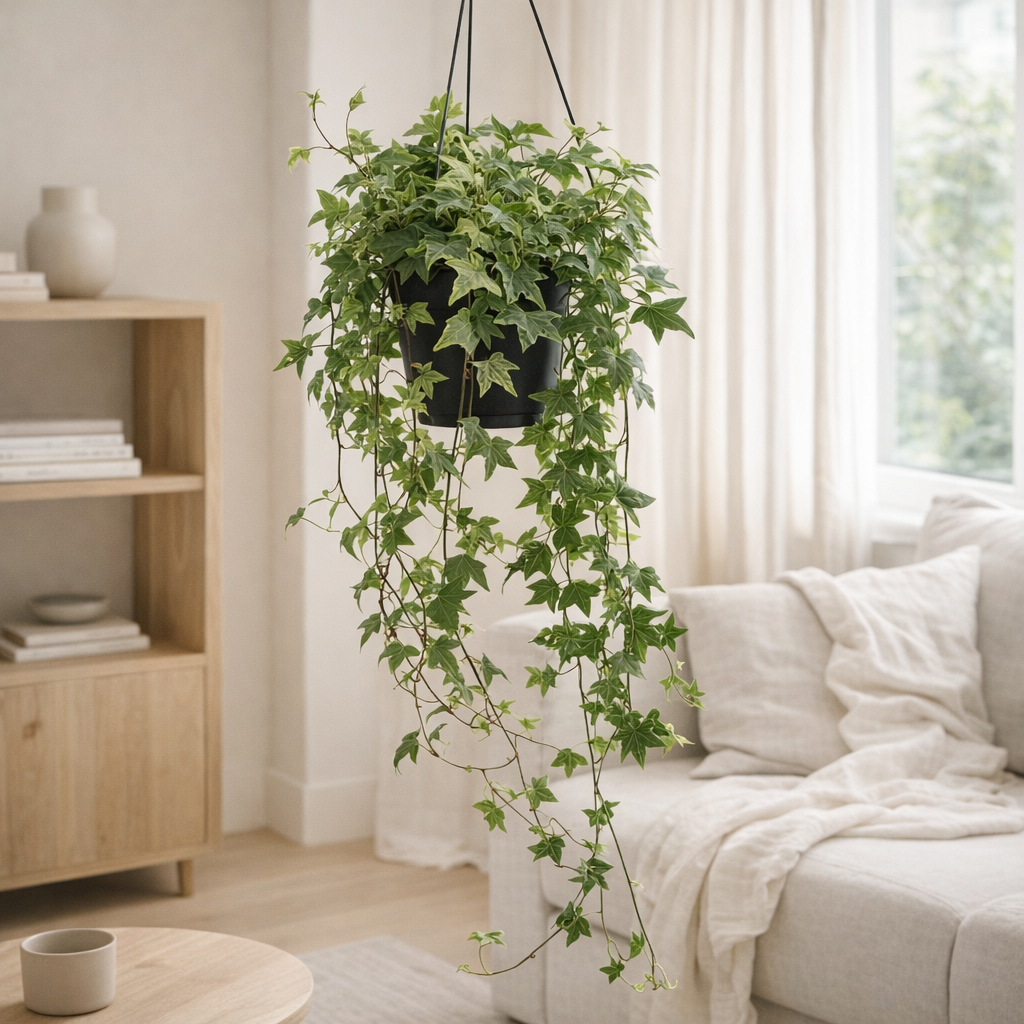 Hedera Helix jaune Ø19 cm en situation