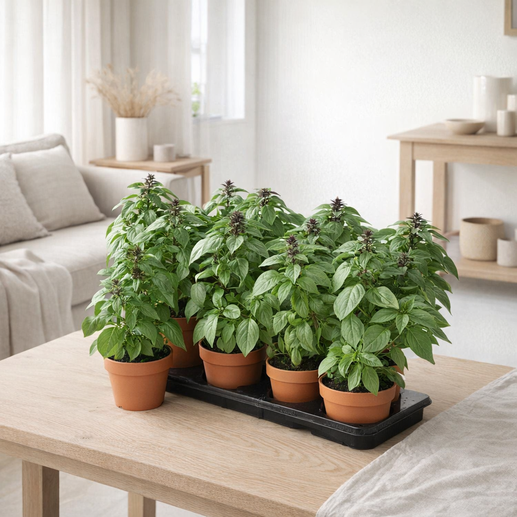 Test de basilic Lookand - Ø12cm - ↕24cm en situation