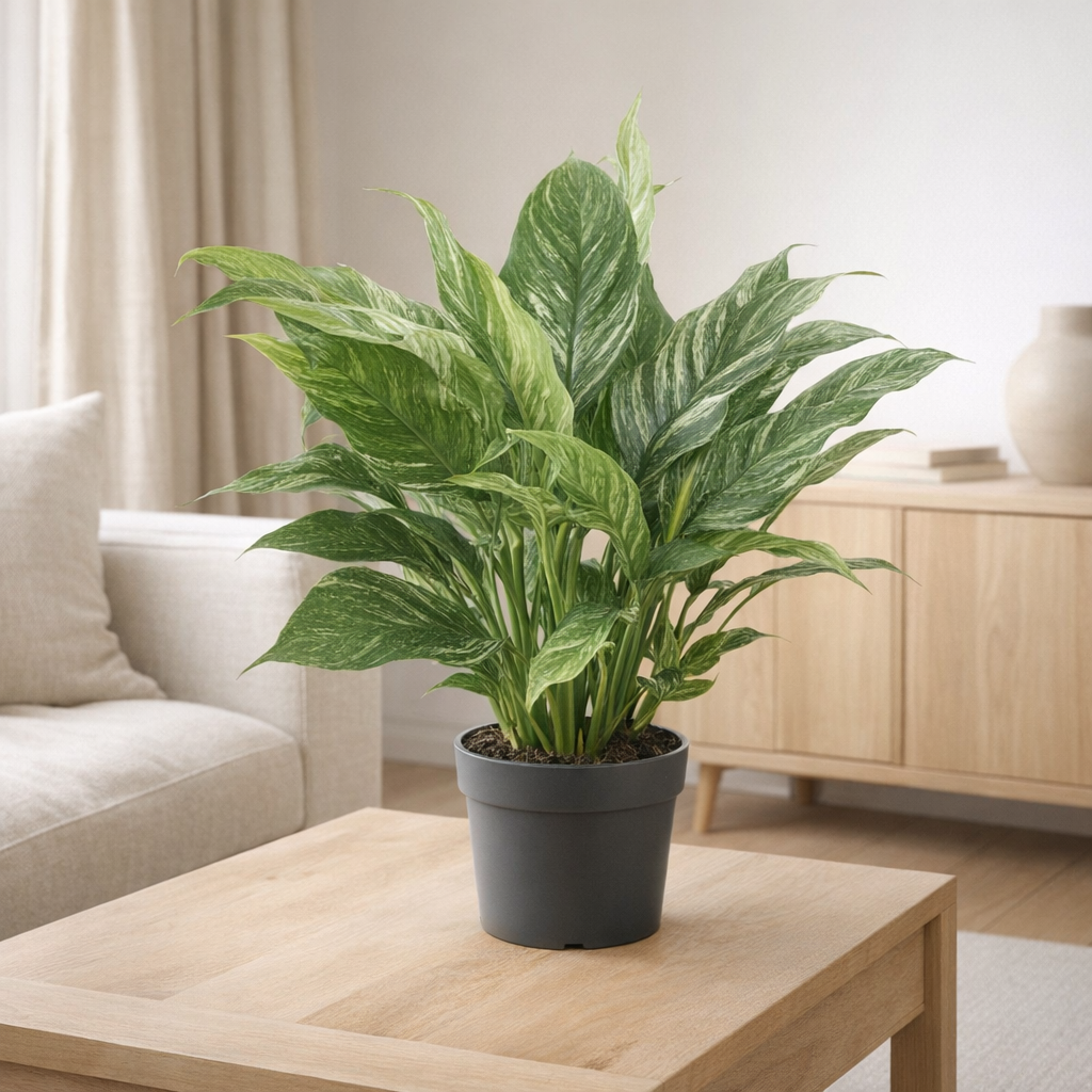 Plante Diamond panachée - Ø14 cm - ↕55 cm en situation