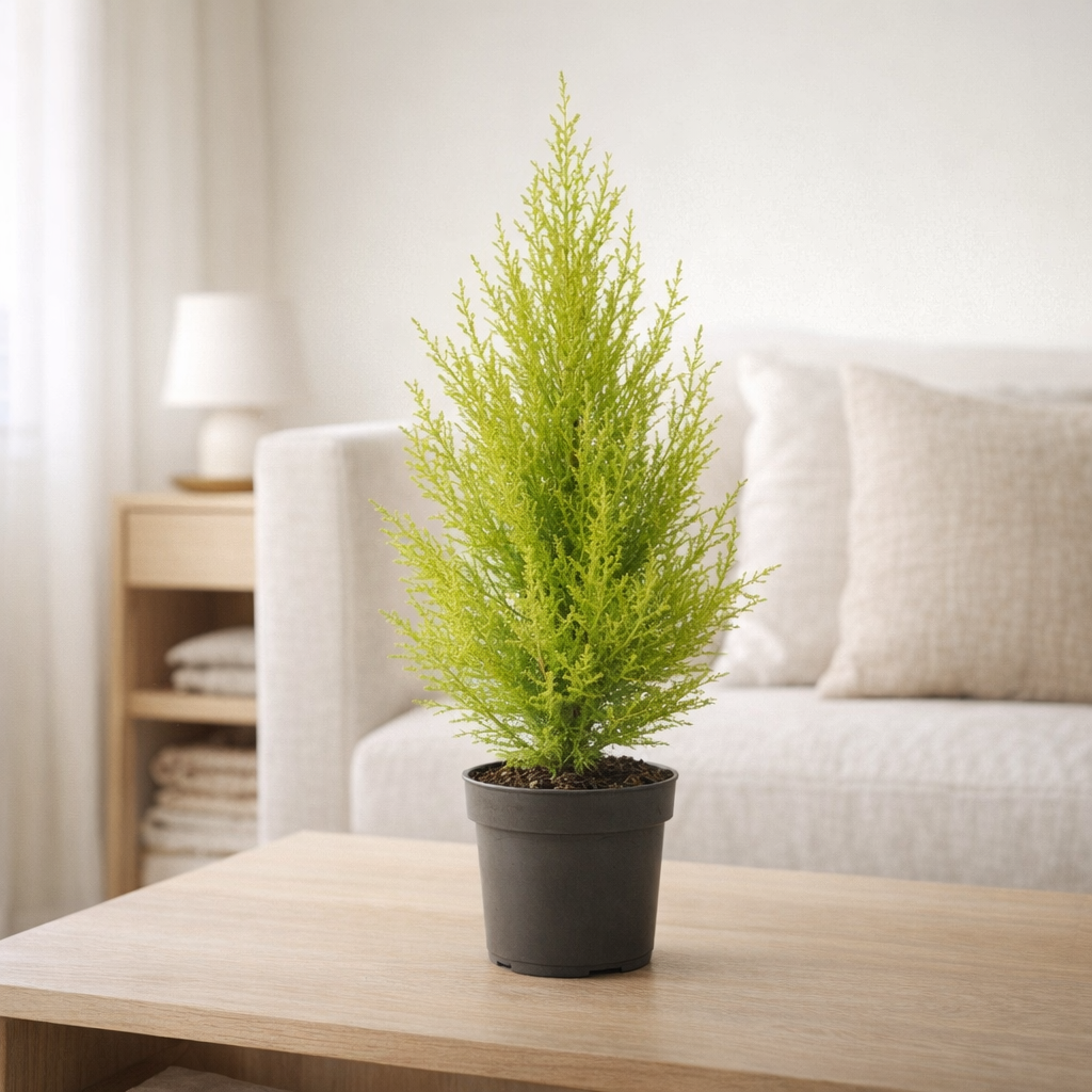 Cupressus marrocarpa twind - Ø14cm - ↕55cm en situation