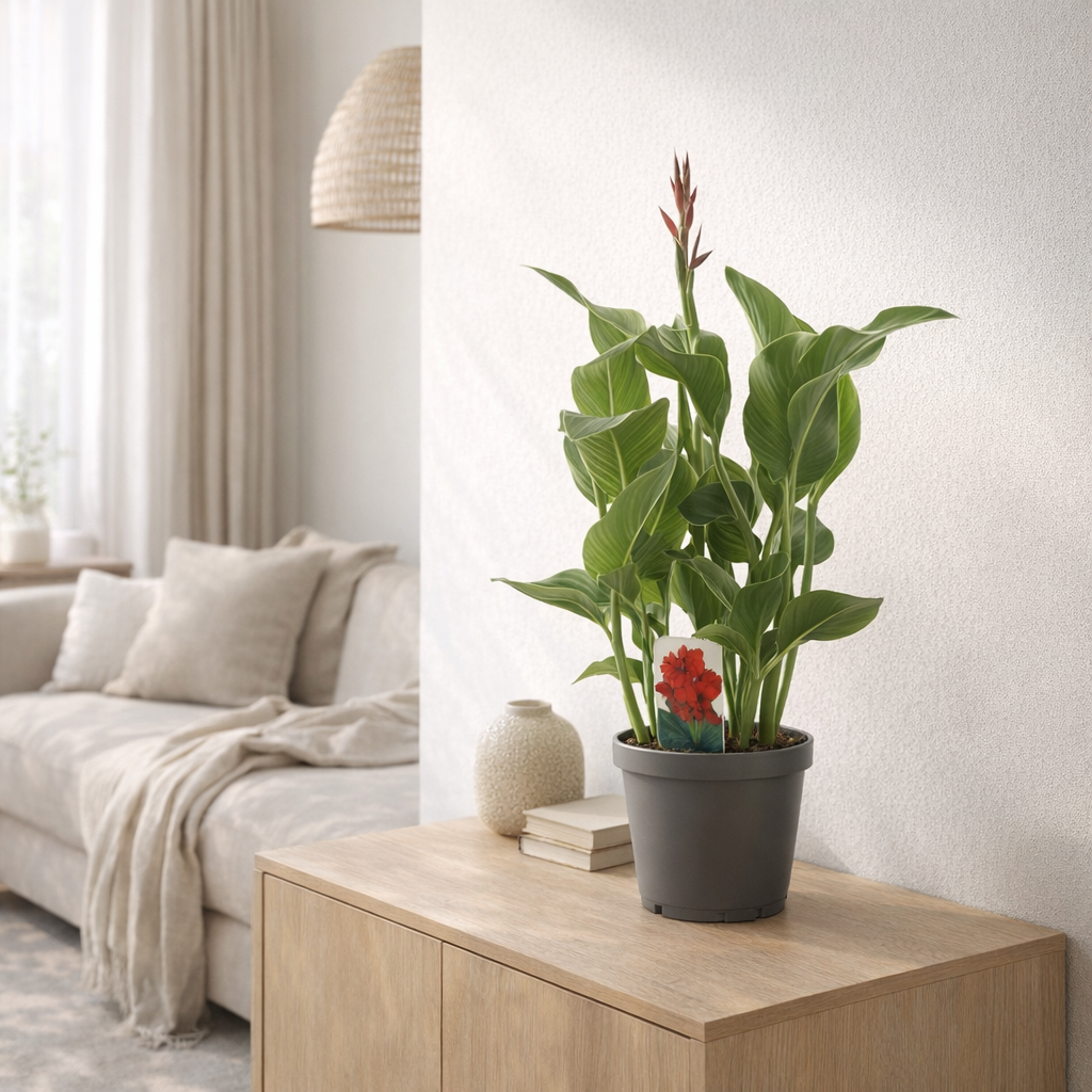 Canna Crete - Ø17cm - ↕75cm en situation