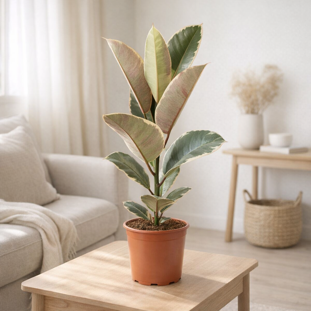 Ficus elastica Tineke - Ø17cm - ↕60cm en situation