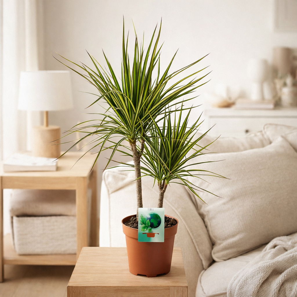Dracaena margina bicolor - Ø19cm - ↕70cm en situation