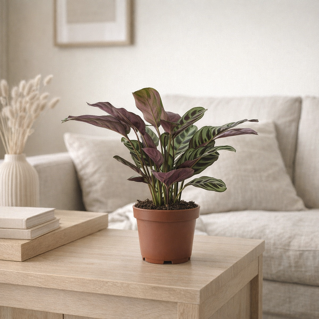 Ctenanthe Burle Marxii - Ø12cm - ↕30cm en situation