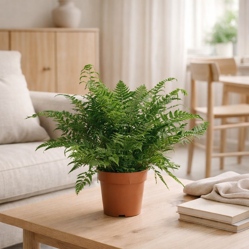 Polystichum tsussimense / athyrium - Ø12cm - ↕30cm en situation