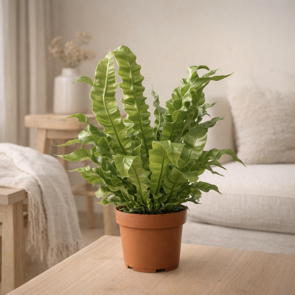 Asplenium Crispy Wave - Ø12cm - ↕25cm en situation