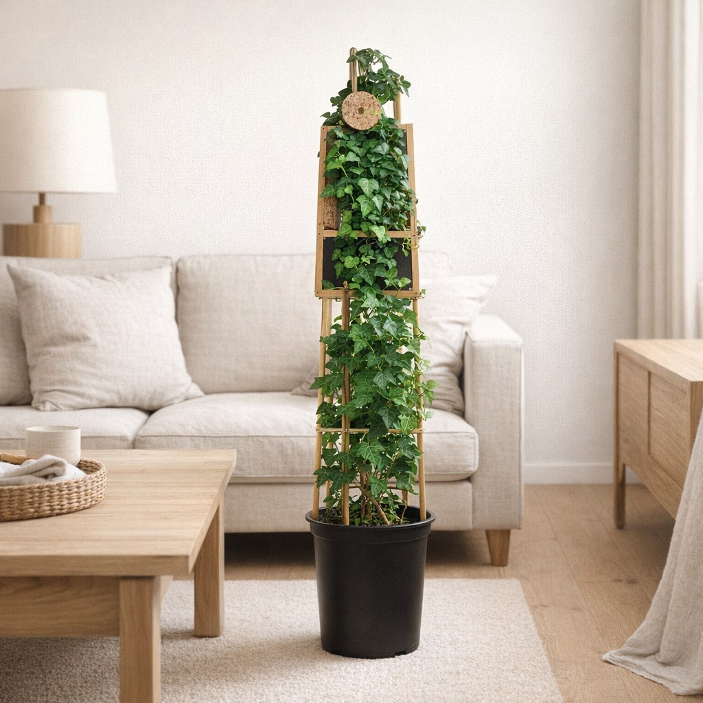 Hedera Helix +3.0 Label - Ø17cm - ↕75cm en situation