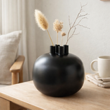VENTE! Bougeoir - Valdes Ø25 cm noir en situation