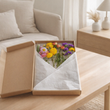 Fleurs séchées - Bouquet boîte aux lettres - Multi - 5 pièces - ↕30 cm en situation