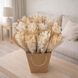 Fleurs séchées - Mono Mix - Blanc - ↕50 cm en situation