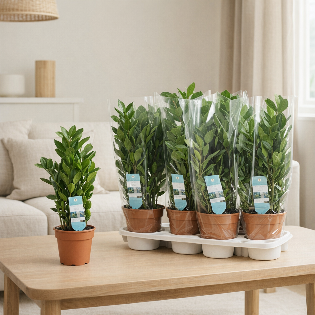 Zamioculcas Zamiifolia - Ø14cm - ↕55cm en situation
