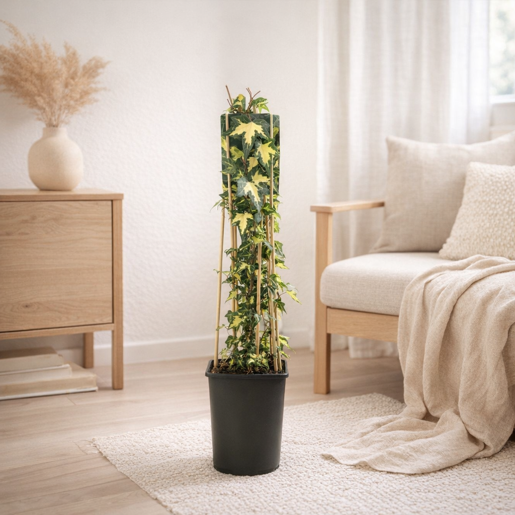 Hedera 'Goldheart' verte en situation