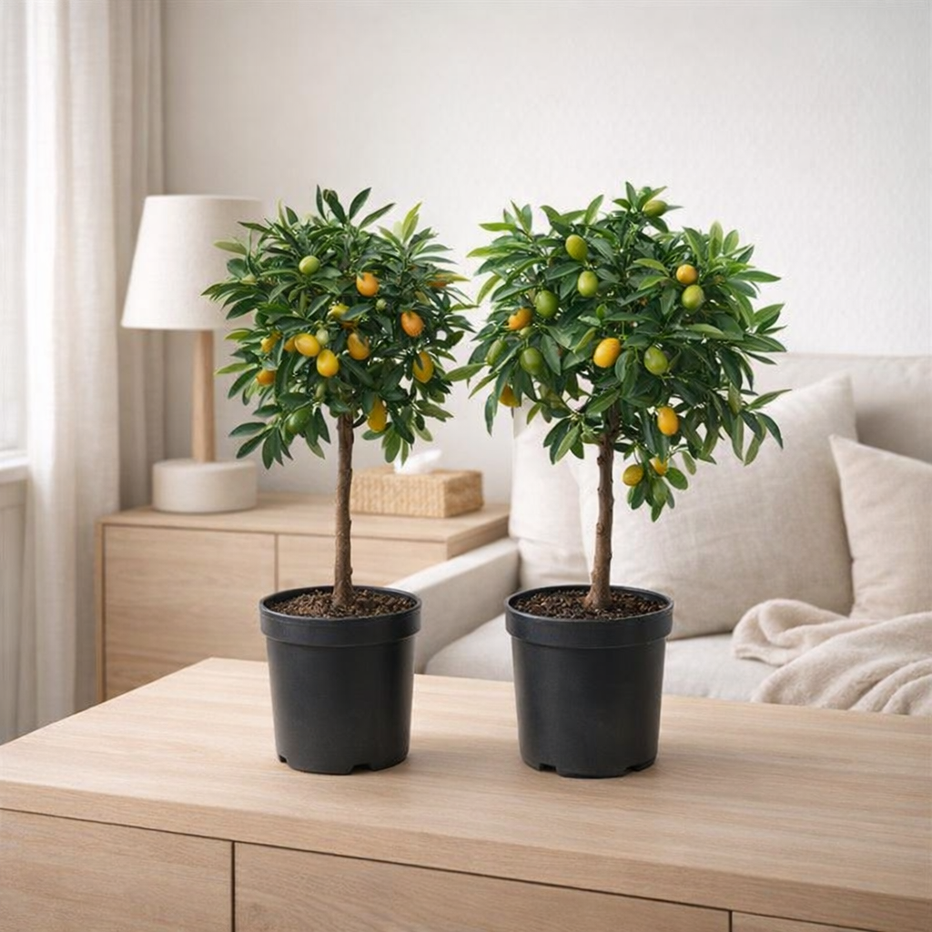 Kumquat OP Stam - Ø21cm - ↕65cm en situation