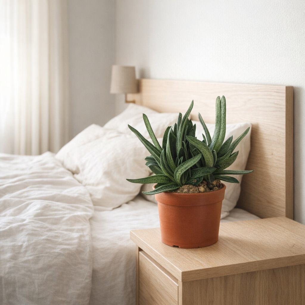 Gasteria Littele Worthy - Ø17cm - ↕30cm en situation