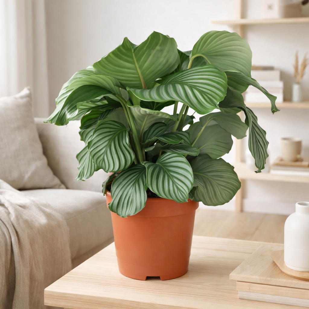 Calathea orbifolia - Ø21cm - ↕70cm en situation