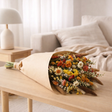 Droogbloemen - Bouquet de terrain grand - Meadow Violet - ↕60cm en situation