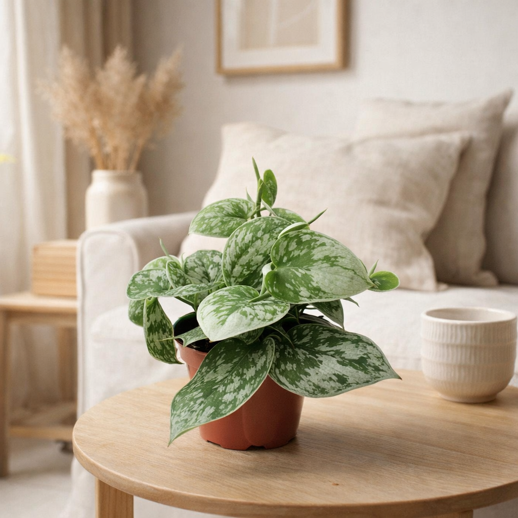 Scindapsus silvery ann - Ø11cm - ↕cm en situation