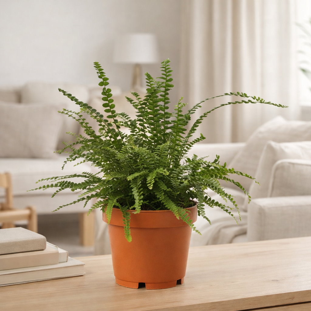 Nephrolepis Duffi 12cm (sans couverture) - Ø12cm - ↕10cm en situation