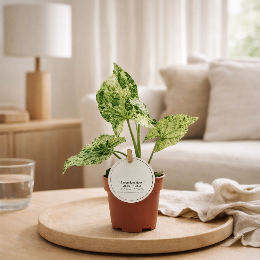 Syngonium Moux - Ø6cm - ↕15cm en situation