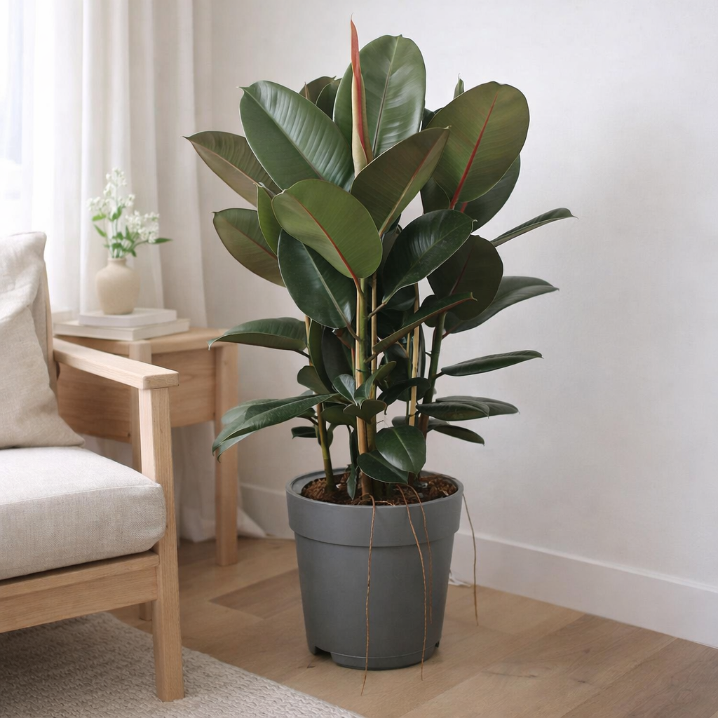 Ficus Robusta - Ø27cm - ↕90cm en situation