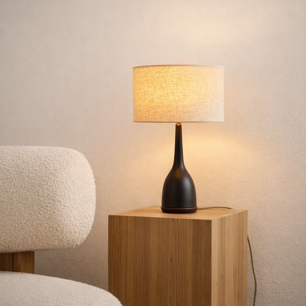 Lampe Jacob Noire en situation